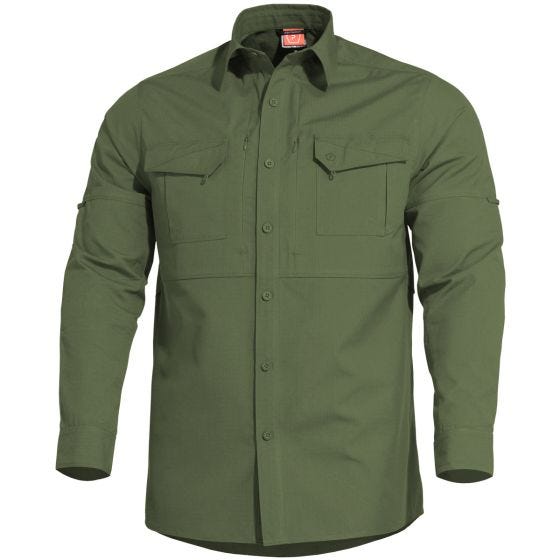 Pentagon Plato Skjorte Taktisk - Camo Green