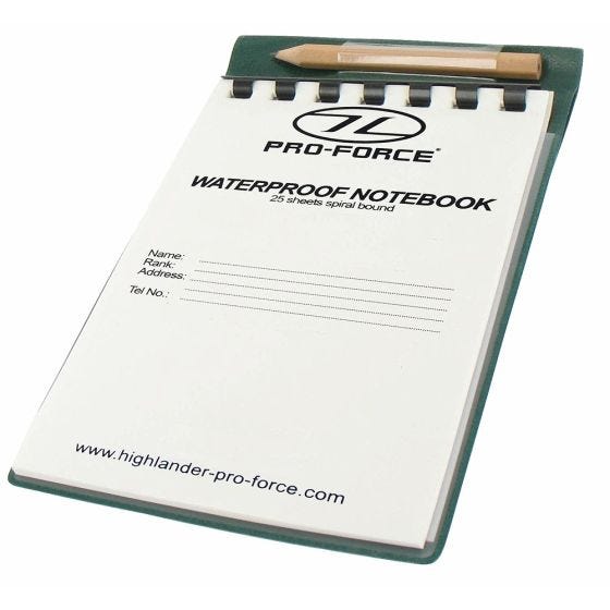 Pro-Force Vandtæt Notebook