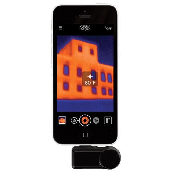 Seek Thermal XR iOS Kompakt Kamera - Sort