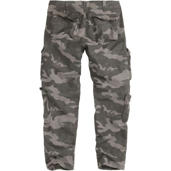 Surplus Airborne Slimmy Bukser - Black Camo