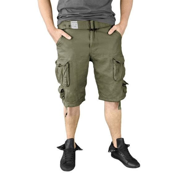 Surplus Division Shorts - Olivenfarvet