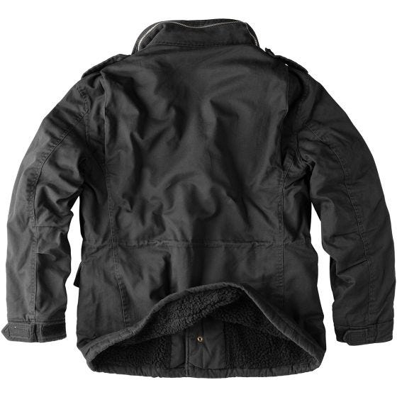 Surplus Paratrooper Vinterjakke - Black Washed