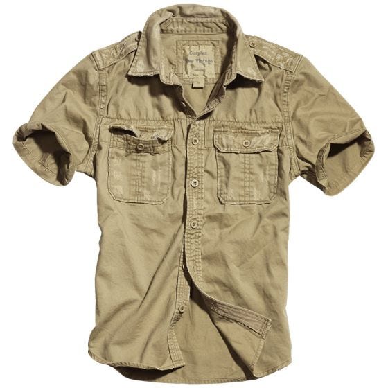 Surplus Kortærmet Skjorte - Beige