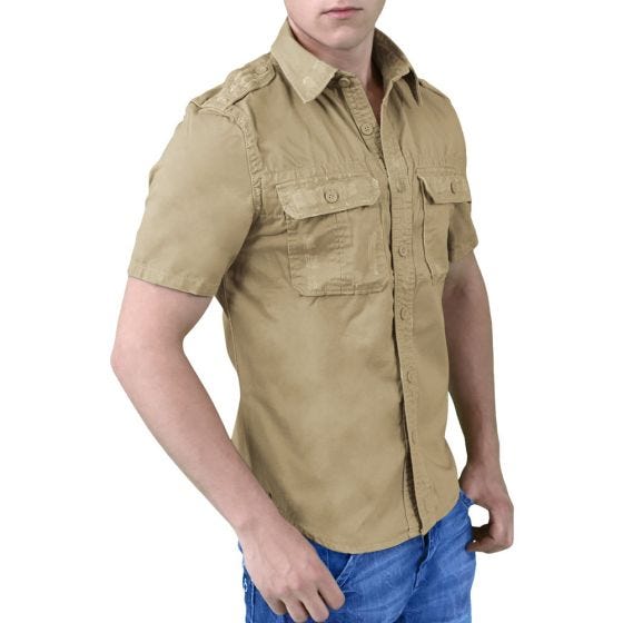 Surplus Kortærmet Skjorte - Beige