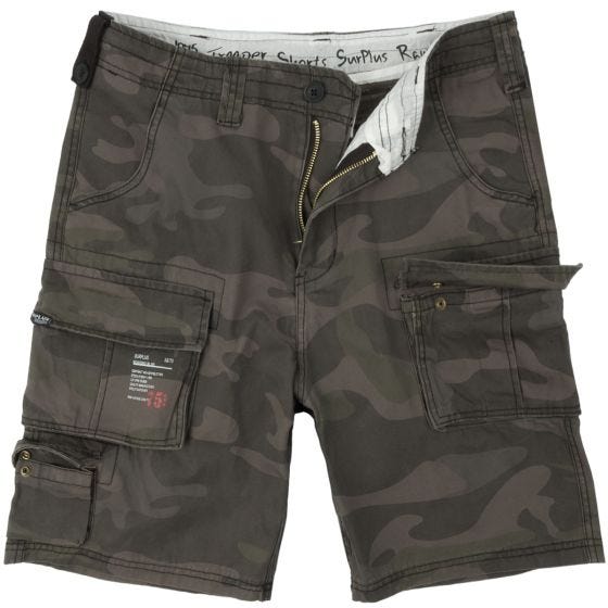 Surplus Trooper Shorts - Black Camo