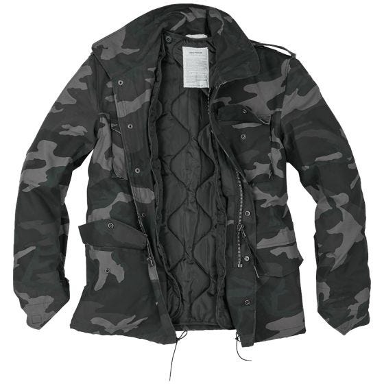 Surplus US M65 Feltjakke - Black Camo