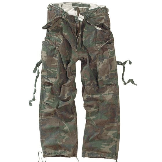 Surplus Vintage Fatigues Bukser - Woodland