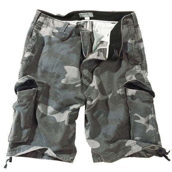 Surplus Vintage Shorts - Washed Night Camo