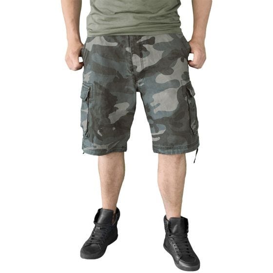 Surplus Vintage Shorts - Washed Night Camo