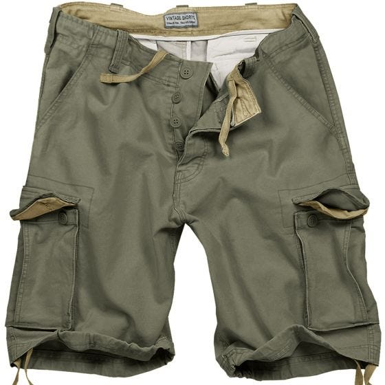 Surplus Vintage Shorts - Washed Olive