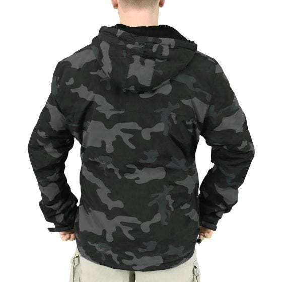 Surplus Vindstopperjakke med Lynlås - Black Camo