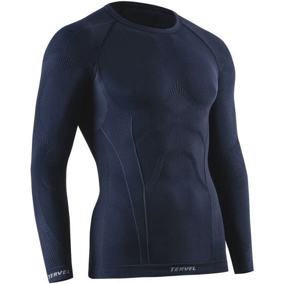 Tervel Comfortline Langærmet Skjorte - Navy