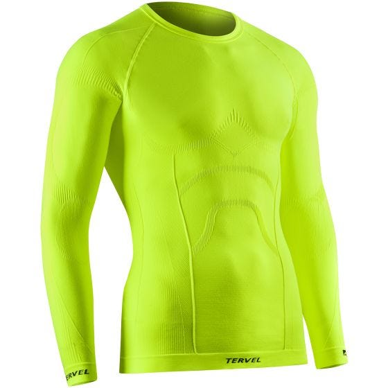 Tervel Comfortline skjorte Langærmet gul fluo