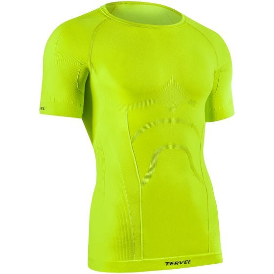 Tervel Comfortline Kortærmet Skjorte - Yellow Fluo