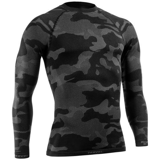 Tervel Optiline Light Tactical Langærmet Skjorte - Sort/Grå