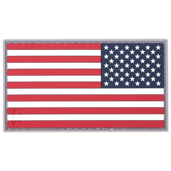 Maxpedition Reverse USA Flag Lille Moralemærke - Full Colour