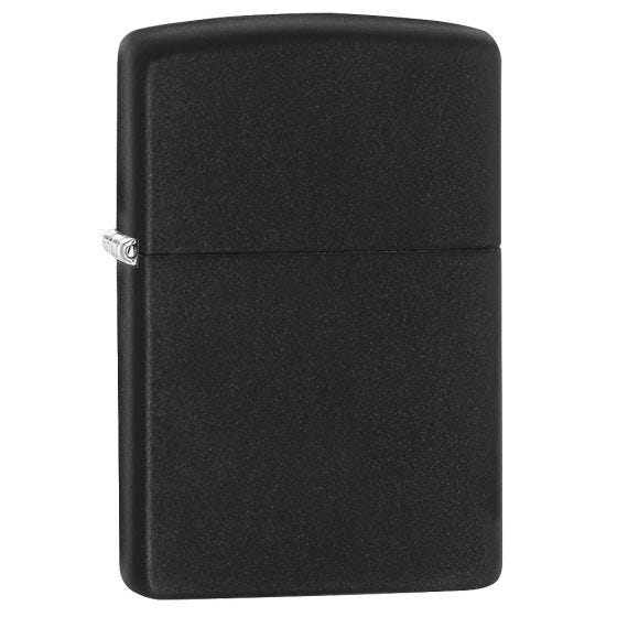 Zippo Matte Black Regular Lighter - Matte Black