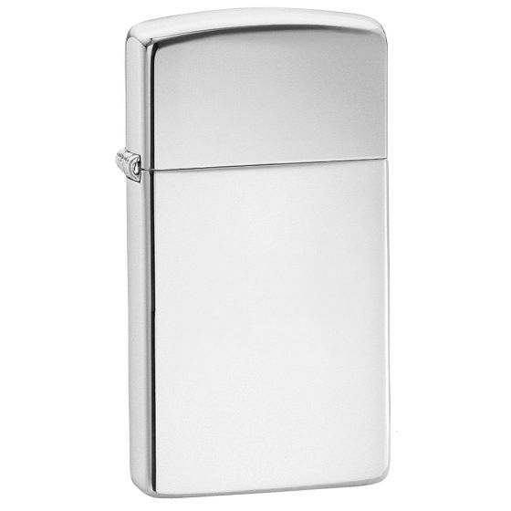 Zippo Slim High Polish Chrome Lighter High Polish Chrome